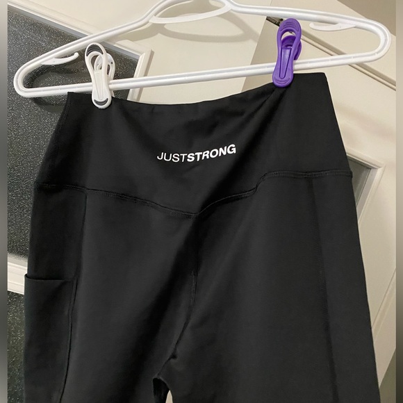 Brand new JUST STRONG black pocket tights 2XL - Picture 6 of 6